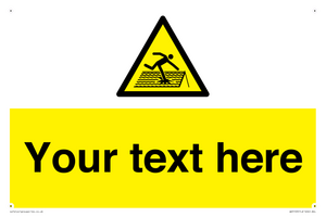 Custom Figure on Roof Sign